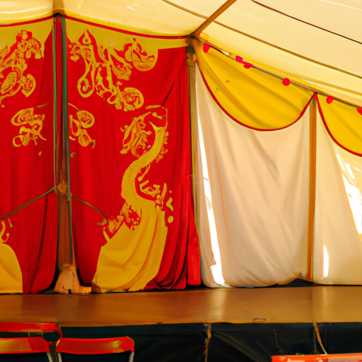 china tent setup