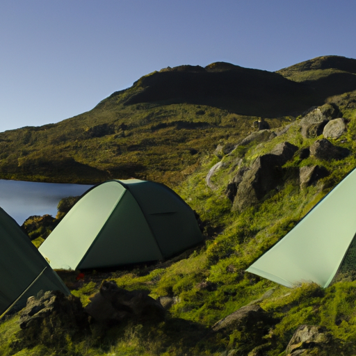 tents at ramsden lake