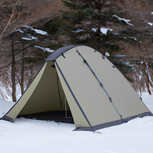 winter camping wall tent