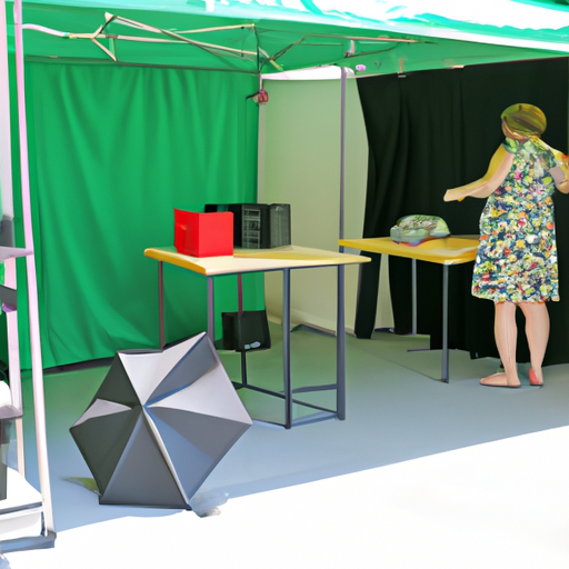 how to set up a vendor tent