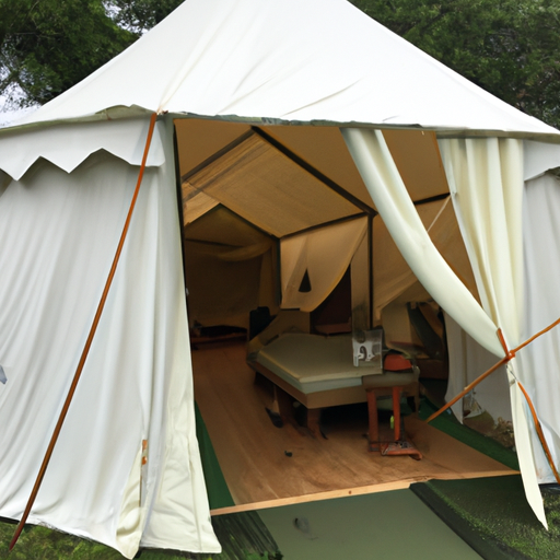 canvas bell tent glamping