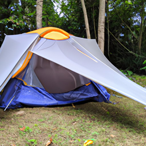 rain fly tent setup