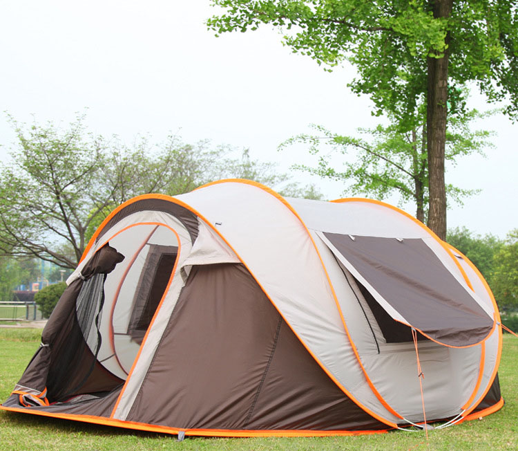 Tenda de cabine instantânea para 6 pessoas com toldo